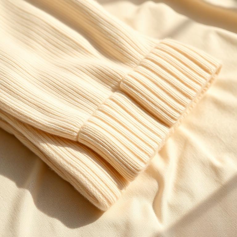 Grade-A cashmere, folded and rested